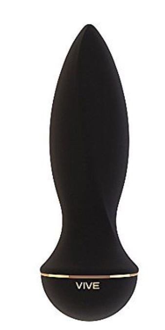 VIVE Zensiro Genopladelige sort vibrator dildo 15cm