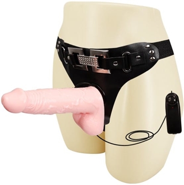 Ultra Passionate Strap-on vibrator dildo 82-110cm