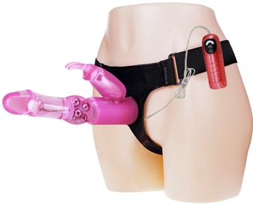 Rabbit Strap-on pearldriver 52-105cm