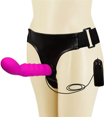 Ultra Strap-on silikone dildo vibrator 52-105cm