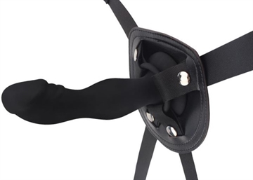 R.G.B Sex Harness sort Rumpy-Pumpy Strap-on med dildo
