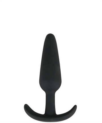 WOLT W-206  Sort Silikone Spids small anal plug