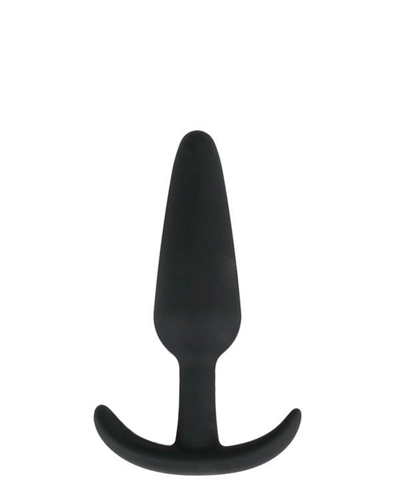 WOLT W-206  Sort Silikone Spids small anal plug