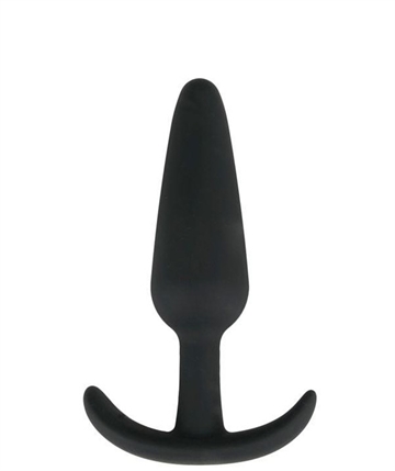 WOLT W-207  Sort Silikone Spids medium anal plug