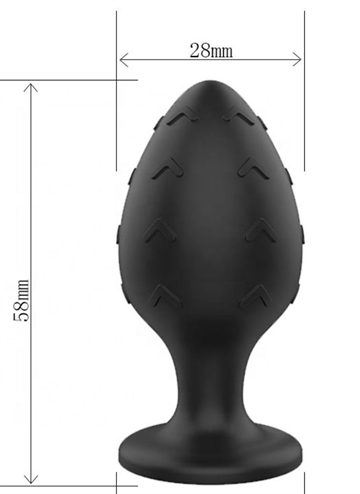 WOLT W-201  Wings Anal Plug silikone str. Small