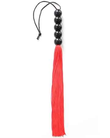 Boudoir de Luna Rød silikone flogger