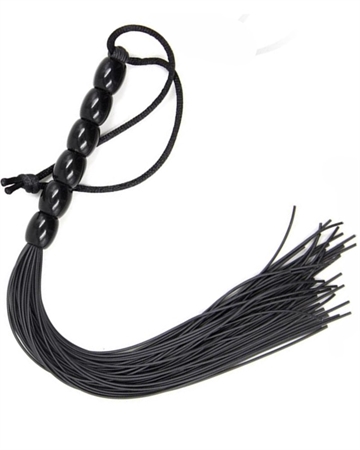 Boudoir de Luna Sort silikone mini flogger