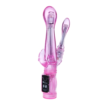 Happy Angle tredobbelt stimulations g-spot vibrator
